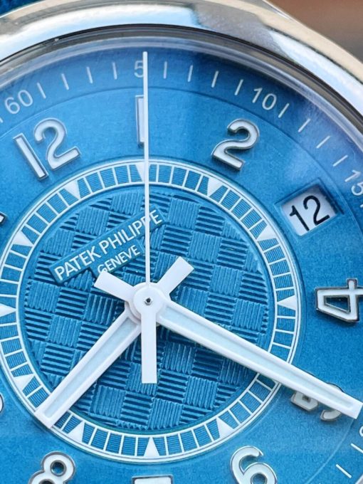 Replica PATEK PHILIPPE Calatrava 6007A-001 SS ZF 1:1 Best Edition Blue Dial on Blue Leather Strap A324CS - Image 5