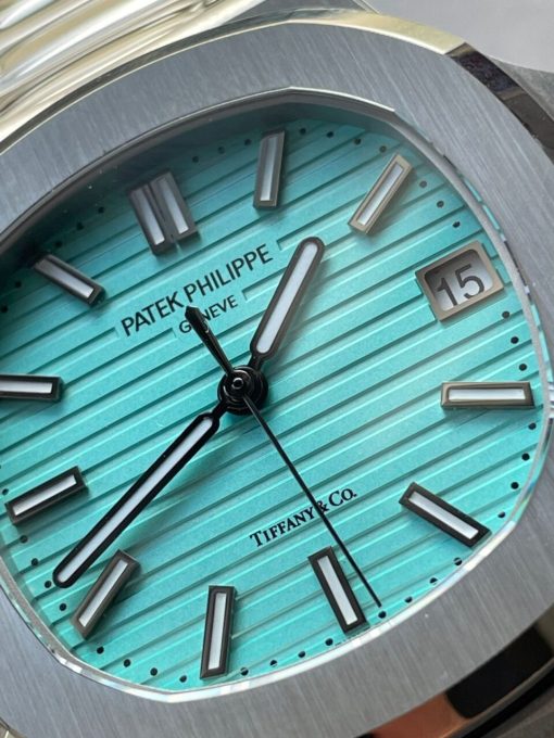 Replica PATEK PHILIPPE Nautilus 5711 3KF 1:1 Best Edition Tiffany Blue Dial on SS Bracelet A324 V2 - Image 2