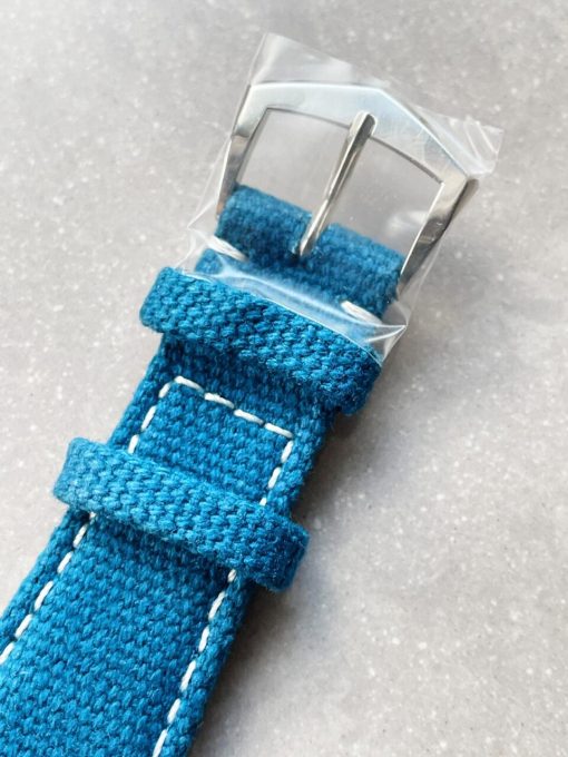 Replica PATEK PHILIPPE Calatrava 6007A-001 SS ZF 1:1 Best Edition Blue Dial on Blue Leather Strap A324CS - Image 17