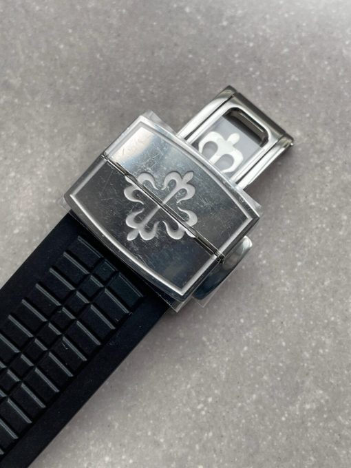 Replica PATEK PHILIPPE Aquanaut 5167 SS 3KF Best Edition Gray Dial on Black Rubber Strap A324 Super Clone V2 - Image 10