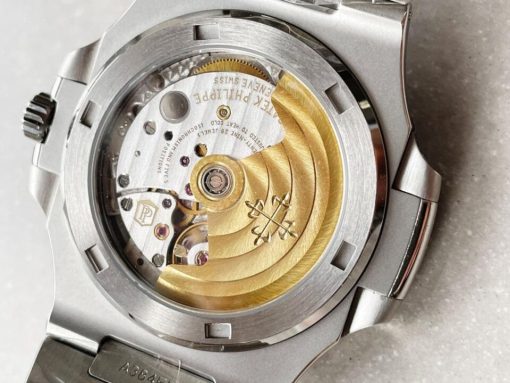 Replica PATEK PHILIPPE Nautilus 5711/1A PPF VF 1:1 Best Edition Green Textured Dial on SS Bracelet 324CS - Image 10