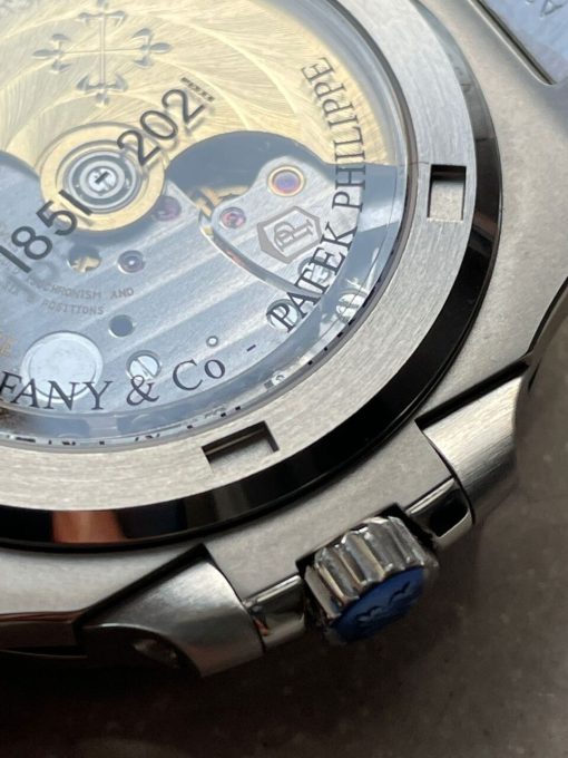 Replica PATEK PHILIPPE Nautilus 5711 3KF 1:1 Best Edition Tiffany Blue Dial on SS Bracelet A324 V2 - Image 15