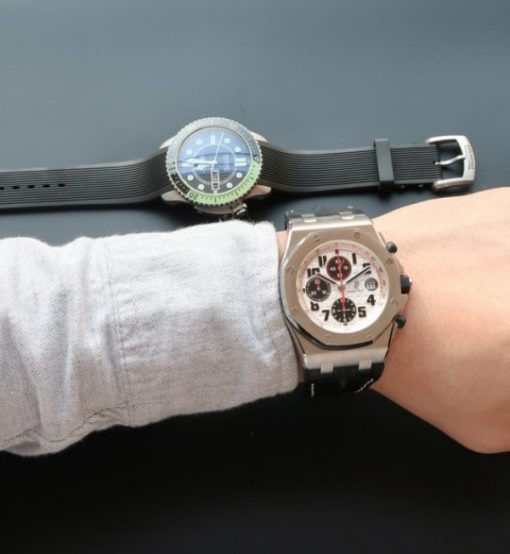Replica Audemars Piguet Royal Oak Offshore JF Leather Strap - Image 8