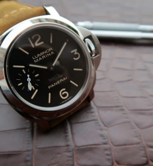 Replica Panerai XF PAM411 Firenze Brown Asso Strap A6497 - Image 6