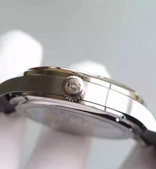 Replica IWC TF Portuguese Tourbillon Moonphase Leather Strap - Image 5