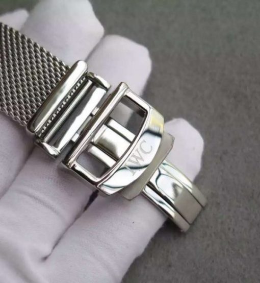 Replica IWC TF Portuguese Tourbillon Moonphase SS Bracelet - Image 8