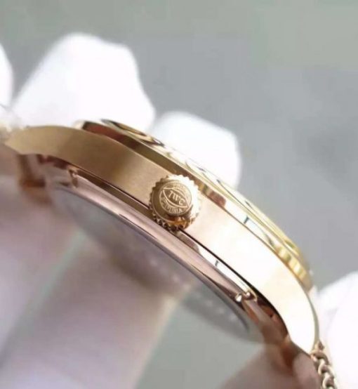 Replica IWC TF Portuguese Tourbillon Moonphase RG Bracelet - Image 8