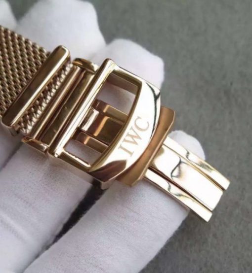 Replica IWC TF Portuguese Tourbillon Moonphase RG Bracelet - Image 5