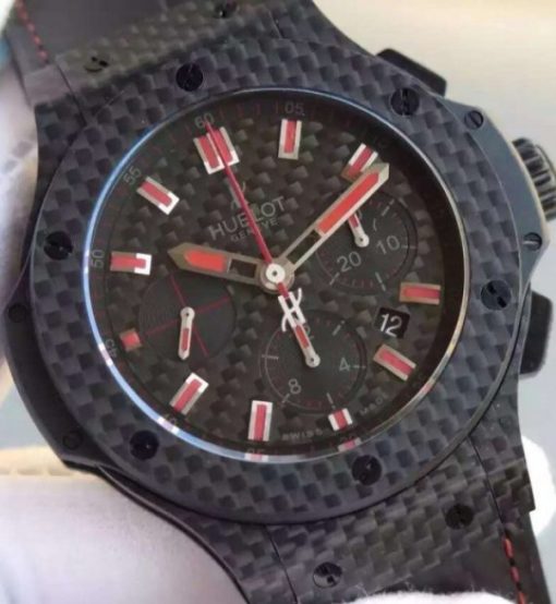 Replica Hublot V6 Big Bang Full Carbon Fiber CF Dial W0062N3400 - Image 8