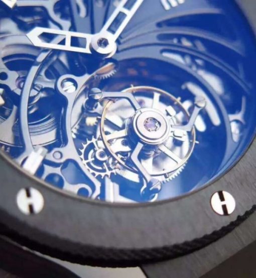 Replica Hublot Big Bang Ceramic Bezel Skeleton Tourbillon - Image 7