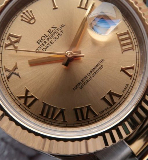 Replica Rolex Noob DateJust II 126333 YG Dial SS/YG Bracelet A3136 - Image 8