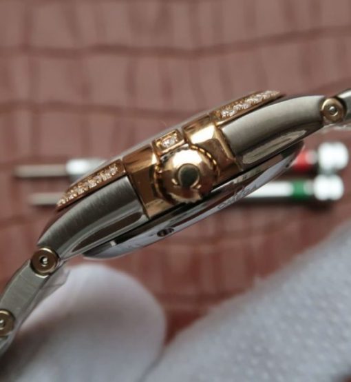 Replica Omega V6 Constellation 123.20.35 SS White Textured Dial - Image 5