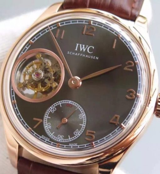 Replica IWC Portuguese Tourbillon IW5463 RG Gray Dial - Image 2
