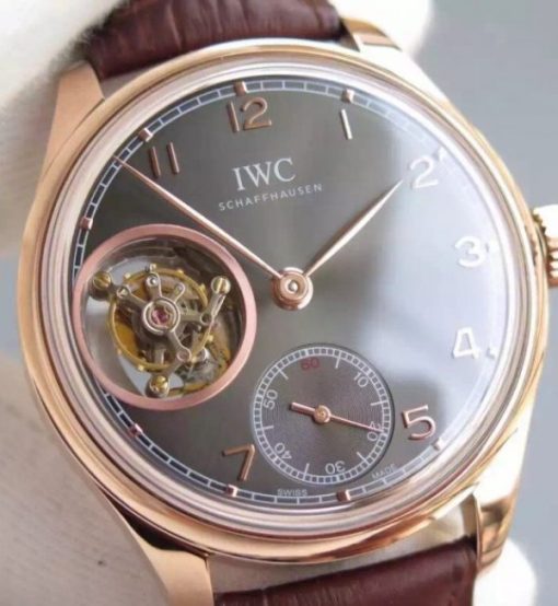 Replica IWC Portuguese Tourbillon IW5463 RG Gray Dial - Image 4