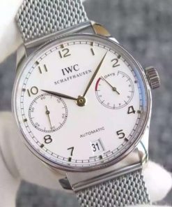 Replica IWC YL Portuguese IW5001 White Dial RG Markers
