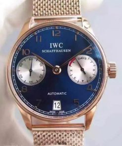 Replica IWC YL Portuguese RG IW5001 Blue Dial