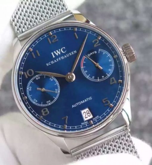 Replica IWC YL Portuguese IW5001 Blue Dial