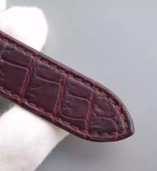 Replica Cartier Rotonde De Cartier Tourbillon RG Leather Strap - Image 6