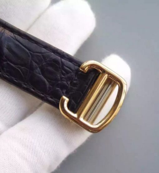 Replica Cartier Rotonde De Cartier Tourbillon YG Leather Strap - Image 8
