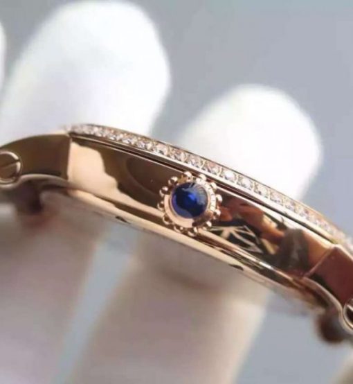 Replica Cartier Rotonde De Cartier Tourbillon RG Full Diamonds - Image 4