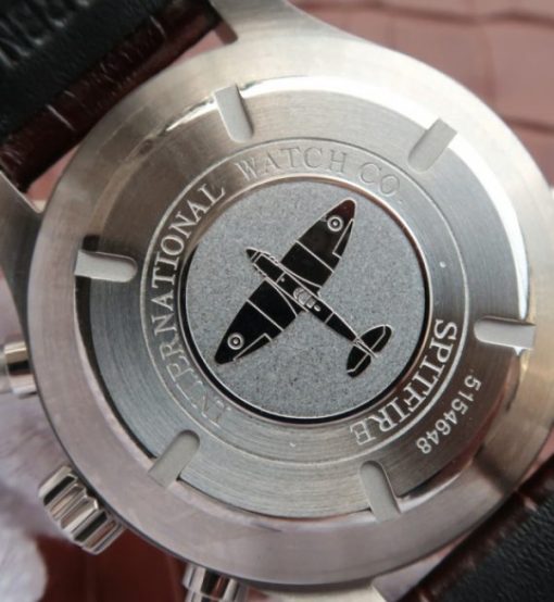 Replica IWC ZF Pilot Chrono SS IW387802 Leather Strap A7750 - Image 6