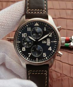 Replica IWC ZF Pilot Chrono 377706 Le Petit Prince Leather Strap