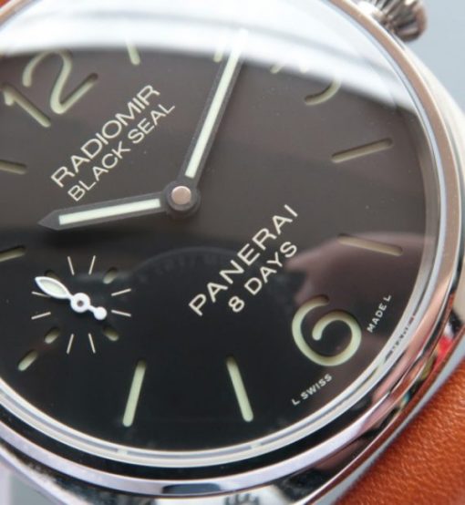 Replica Panerai XF Radiomir PAM609 Brown Leather Strap P5000 - Image 3