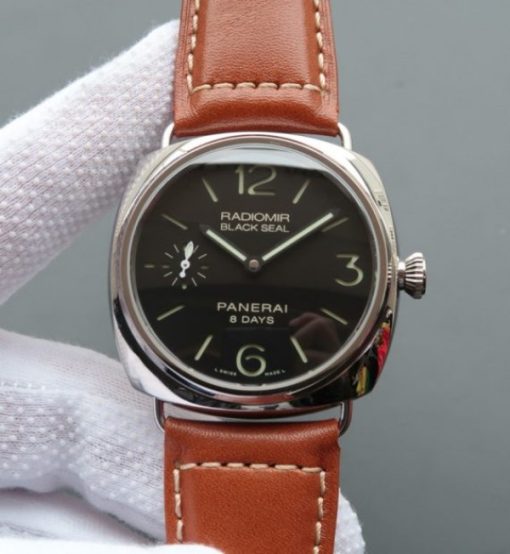Replica Panerai XF Radiomir PAM609 Brown Leather Strap P5000