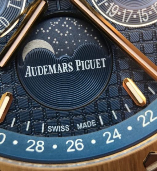 Replica Audemars Piguet JF Royal Oak 41mm 26574 YG Blue Textured Dial A5134 - Image 6