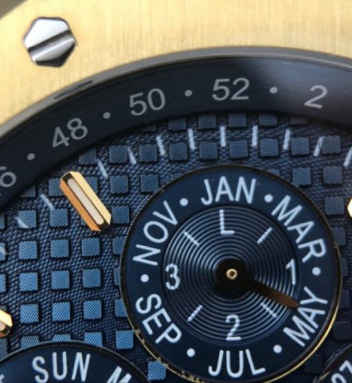 Replica Audemars Piguet JF Royal Oak 41mm 26574 YG Blue Textured Dial A5134 - Image 7