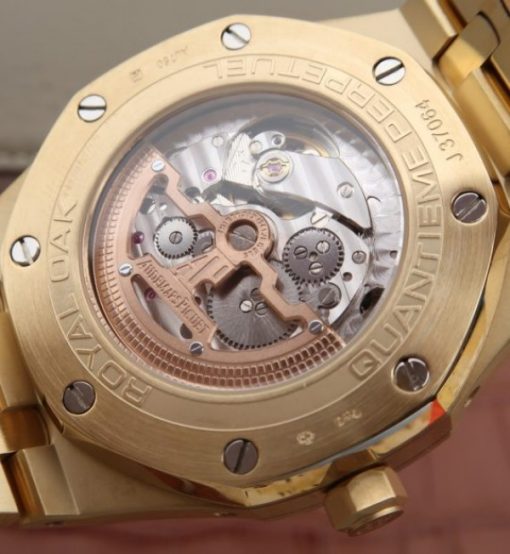 Replica Audemars Piguet JF Royal Oak 41mm 26574 YG Blue Textured Dial A5134 - Image 12