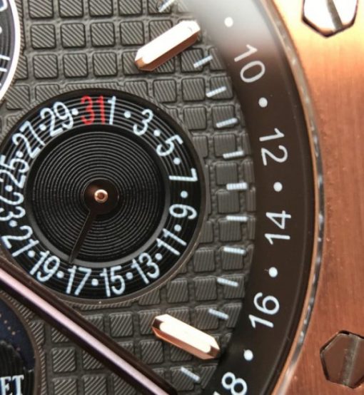 Replica Audemars Piguet JF Royal Oak 41mm 26574 RG Black Textured Dial A5134 - Image 5