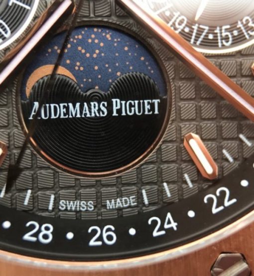 Replica Audemars Piguet JF Royal Oak 41mm 26574 RG Black Textured Dial A5134 - Image 6