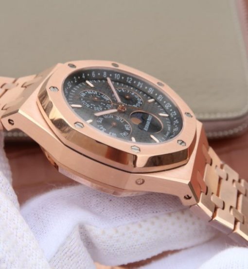 Replica Audemars Piguet JF Royal Oak 41mm 26574 RG Black Textured Dial A5134 - Image 9
