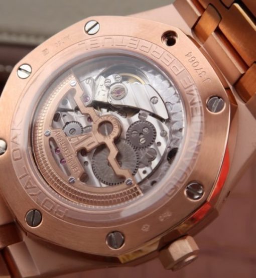 Replica Audemars Piguet JF Royal Oak 41mm 26574 RG Black Textured Dial A5134 - Image 12