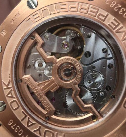 Replica Audemars Piguet JF Royal Oak 41mm 26574 RG Black Textured Dial A5134 - Image 13