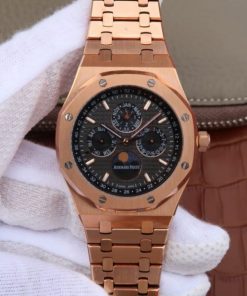 Replica Audemars Piguet JF Royal Oak 41mm 26574 RG Black Textured Dial A5134