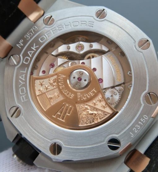 Replica Audemars Piguet JF Royal Oak Offshore RG Bezel Blue Dial A3126 - Image 5