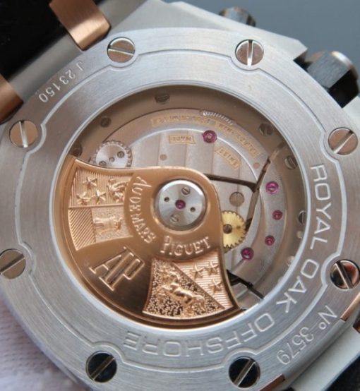 Replica Audemars Piguet JF Royal Oak Offshore RG Bezel Blue Dial A3126 - Image 6