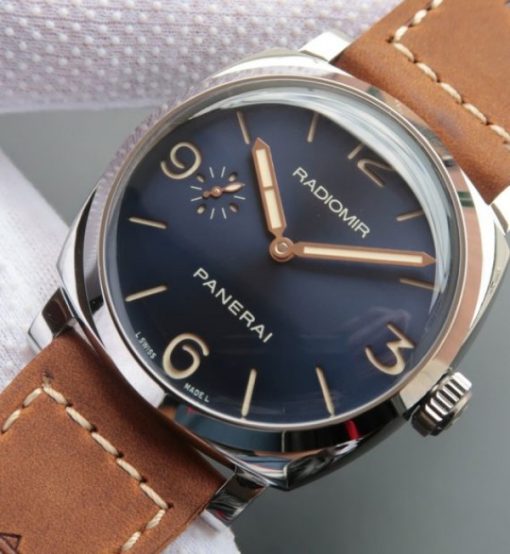 Replica Panerai SF PAM690 Blue Dial Leather Strap P.3000 Super Clone - Image 2