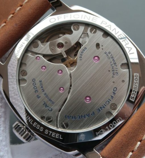 Replica Panerai SF PAM690 Blue Dial Leather Strap P.3000 Super Clone - Image 5