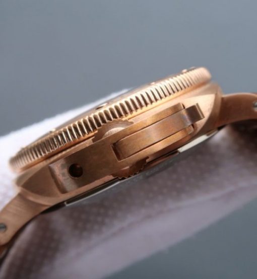 Replica Panerai XF Luminor 1950 PAM671 Bronzo Blue Dial - Image 3