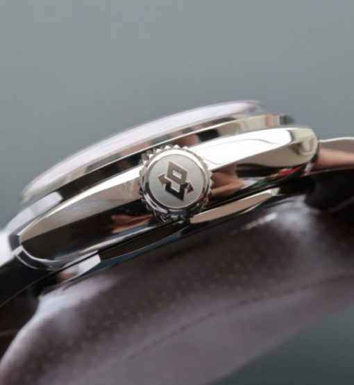 Replica Panerai PAM587 Thick Brown Leather Strap P.3000 Super Clone - Image 4
