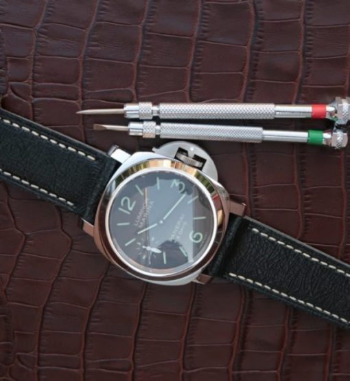 Replica Panerai XF PAM510 Black Distressed Calfskin Strap P5000 - Image 8