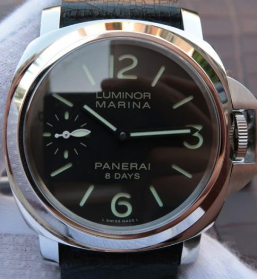 Replica Panerai XF PAM510 Black Distressed Calfskin Strap P5000