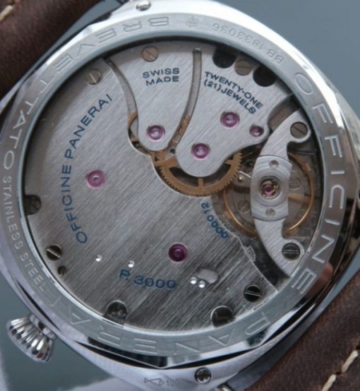 Replica Panerai SF Radiomir PAM687 Brown Dial Leather Strap P.3000 - Image 6