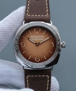 Replica Panerai SF Radiomir PAM687 Brown Dial Leather Strap P.3000