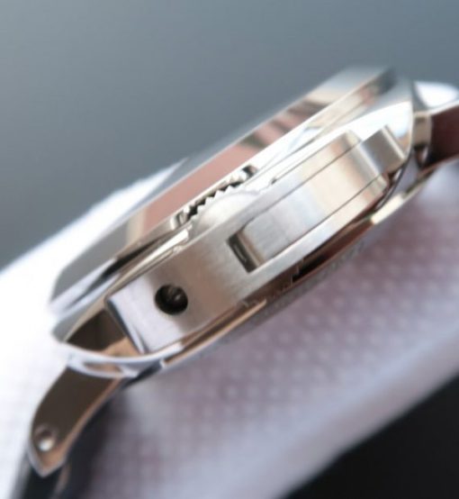 Replica Panerai ZF Luminor 1950 PAM1359 Black Dial Leather Strap - Image 4