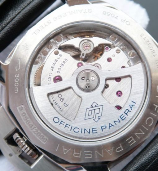 Replica Panerai ZF Luminor 1950 PAM1359 Black Dial Leather Strap - Image 7