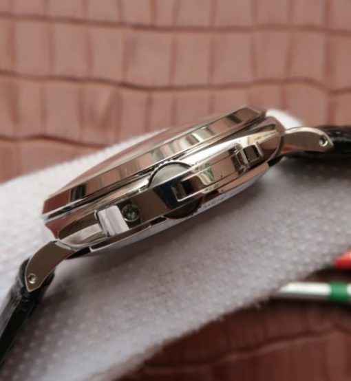 Replica Panerai Luminor Due 3 Days PAM676 Black Leather Strap P.1000 - Image 4